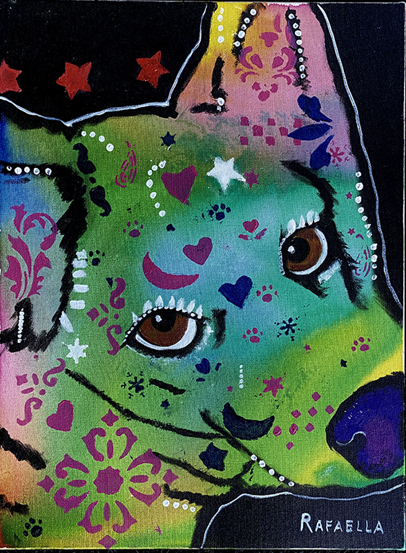 Cachorrinho Alebrigi - 30 x 40 - AST - 2021